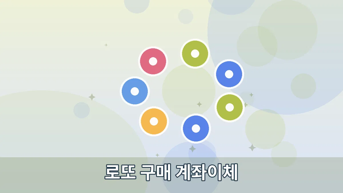 로또 구매 계좌이체 안내 이미지 2